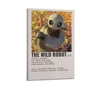 YRTWR I WBRRB Póster de The Wild Robot para pared, diseño de cubierta para dormitorio, películas de 20 x 30 cm, estilo marco