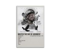 YRTWR I WBRRB Póster de Youngboy con el texto en inglés "Master The Day of Judgement" de Youngboy Never Broke Again para pared, diseño de portada para dormitorio, películas, 20 x 30 cm, estilo sin