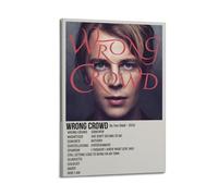 YRTWR I WBRRB Póster Wrong Crowd de Tom Odell para pared, diseño de portada para dormitorio, películas, 30 x 45 cm, estilo marco