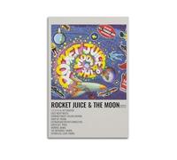 YRTWR I WBRRB Rocket Juice & The Moon - Póster con título propio, diseño de portada de pared, pintura para dormitorio, películas, 20 x 30 cm, estilo sin marco