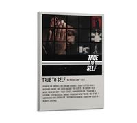 YRTWR I WBRRB True to Self by Bryson Tiller - Póster de pared con diseño de portada para dormitorio, películas de 40 x 60 cm, estilo marco