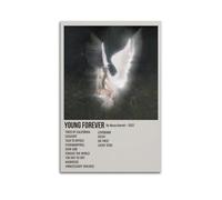 YRTWR I WBRRB Young Forever by Nessa Barrett - Póster artístico para pared, diseño de portada para dormitorio, películas de 40 x 60 cm, estilo sin marco