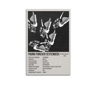 YRTWR I WBRRB Young Forever by Nessa Barrett1 - Póster de pared con diseño de portada para dormitorio, películas de 60 x 90 cm, estilo sin marco