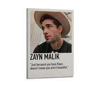 YRTWR I WBRRB ZAYN MALIK - Póster de pared con diseño de cubierta para dormitorio, películas de 50 x 75 cm, estilo marco