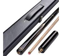 YRU 145cm Snooker Taco de Billar, Hecho A Mano 3/4 Eje De Ceniza Conjuntos Tips De 3 Piezas 10mm/11.5mm con Accesorios De Extensión Caso Duro(Size:10mm,Color:#3)