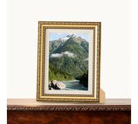 YRUHAN Marco Dorado, Marcos Vintage en Relieve, Marco de Fotos Vintage Dorado, Diseño Tridimensional en Relieve, Exquisitamente Elaborado y Estéticamente Agradable Adecuado para Fotografías