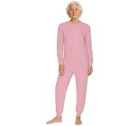 Yruioon Ropa Cuidado Hombres Camiseta Algodón Ropa Atender Especificas Necesidades Overol Kombianzug Unpieza Pijama Adaptive Wear Rosa M