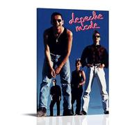 YRWOERHWER Depeche Mode - Póster de pared en lienzo, moderno, estético, para decoración de sala de estar, dormitorio, 40 x 60 cm, estilo marco