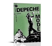 YRWOERHWER Depeche Mode - Póster de pared en lienzo, moderno, estético, para decoración de sala de estar, dormitorio, 60 x 90 cm, estilo marco