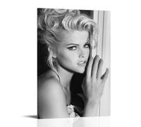 YRWOERHWER Póster de Anna Nicole Smith para pared, lienzo moderno, estético, decoración para sala de estar, dormitorio, 30 x 45 cm, estilo marco