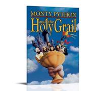 YRWOERHWER Póster de Monty Python y el Santo Grial para pared, lienzo moderno y estético, pintura decorativa para sala de estar, dormitorio, 60 x 90 cm, estilo marco