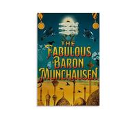 YRWOERHWER Póster de The Fabulous Baron Munchausen para pared, lienzo moderno, estético, decoración para sala de estar, dormitorio, 20 x 30 cm, estilo sin marco