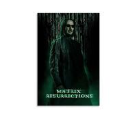 YRWOERHWER Póster de The Matrix Resurrections para pared, lienzo moderno, estético, decoración para sala de estar, dormitorio, 60 x 90 cm, estilo sin marco