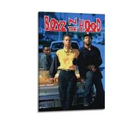 YRWUIERHRUE Boyz N The Hood - Póster estético para pared, lienzo vintage, pintura decorativa, para sala de estar, dormitorio, decoración de 50 x 75 cm, estilo marco