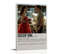YRWUIERHRUE Gossip Girl TV Series 2 pósteres estéticos para pared, lienzo vintage, pintura decorativa para sala de estar, dormitorio, decoración de 30 x 45 cm, estilo marco