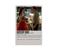 YRWUIERHRUE Gossip Girl TV Series 2 pósteres estéticos para pared, lienzo vintage, pintura decorativa para sala de estar, dormitorio, decoración de 60 x 90 cm, estilo sin marco