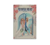 YRWUIERHRUE Mamma Mia! - Póster estético para pared, lienzo, vintage, pintura decorativa para sala de estar, dormitorio, decoración de 30 x 45 cm, estilo sin marco