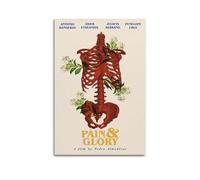 YRWUIERHRUE Póster estético de Dolor y Gloria, lienzo vintage para pared, pintura decorativa para sala de estar, dormitorio, decoración de 40 x 60 cm, estilo sin marco