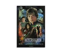YRWUIERHRUE Póster estético de El Retorno del Jedi para pared, lienzo vintage, pintura decorativa para sala de estar, dormitorio, decoración de 40 x 60 cm, estilo sin marco