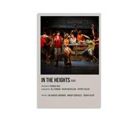 YRWUIERHRUE Póster estético de In The Heights para pared, lienzo vintage, pintura decorativa, para sala de estar, dormitorio, decoración de 30 x 45 cm, estilo sin marco