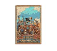 YRWUIERHRUE Póster estético de Jason y los Argonautas para pared, lienzo vintage, pintura decorativa para sala de estar, dormitorio, decoración de 30 x 45 cm, estilo sin marco
