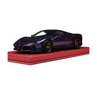 YRXIAO 1 18 Adornos De Colección De Modelos De Resina del Ferrari F8 Tributo Color Púrpura