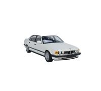 YRXIAO 1:18 BMW 730i (E32) 1986 Modelo De Coche De Aleación Blanca Completamente Abierto Adorno Decorativo para El Hogar Exquisita Artesanía Decoración