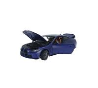 YRXIAO 1:18 BMW M4 Coupé De Cuatro Puertas Modelo De Aleación Azul Apto para Juguetes para Jóvenes Y Adultos Exquisita Artesanía Decoración