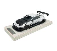 YRXIAO 1:18 Maqueta De Resina Conmemorativa del GR86 Fujiwara Wide Body Modified, Color Blanco