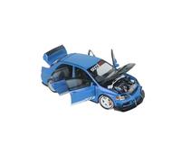 YRXIAO 1:18 Mitsubishi Evolution LX JDM Edition Modelo Coche Aleación Completamente Abierto Decoración Exhibición Escritorio Exquisita Artesanía Decoración
