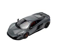 YRXIAO 1:18 Modelo A Escala del McLaren 675LT Coupé Completo Miniatura para Coleccionistas Decoración De Escritorio(Gray)