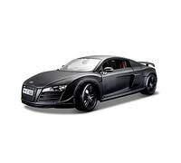 YRXIAO 1 18 para Audi R8 GT3 Aleación Negra Fundición A Presión Modelo Coche Colección Exhibición Niño Juguete Coche Artesanía Decoración