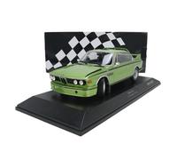 YRXIAO 1:18 para BMW 3.0 CSL - 1973 Modelo De Coche con Adornos Estáticos Sellados De Aleación De Dos Colores A Juego Exquisita Artesanía Decoración(Green)