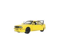 YRXIAO 1:18 para BMW E30 M3 Aleación Doble Puerta Amarillo Colección Adornos Modelo Juguete para Entusiastas De Los Autos Exquisita Artesanía Decoración