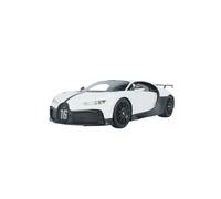 YRXIAO 1:18 para Bugatti Chiron Pur Sport Modelo De Aleación De Resina Blanca Coche Clásico De Colección Exquisita Artesanía Decoración