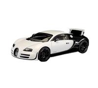 YRXIAO 1:18 para Bugatti Veyron Modelo De Aleación Panda Modelo De Coche De Aleación Adornos De Metal Fundido Blanco