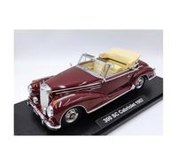 YRXIAO 1/18 para Cabriolet 1957 Retro Clásico Versión Convertible Adornos De Modelo De Coche De Aleación