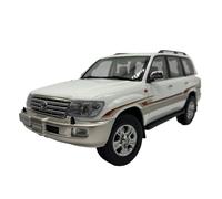 YRXIAO 1 18 para Cruiser Land Cruiser LC100 Adornos De Escena En Miniatura De Coche De Aleación(White)
