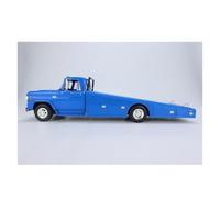 YRXIAO 1:18 para Dodge D-300 Ramp Truck 1970 Modelo De Coche Remolque Modelo De Fundición Juguete Clásico Exquisita Artesanía Decoración