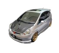 YRXIAO 1 18 para Honda Fit Modelo De Coche Modificado Mugen Honda Jazz Miniatura Colección Hobby Plata(Silver)