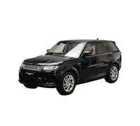 YRXIAO 1/18 para Land Rover Range Sport Modelo Coche Aleación Estática Completamente Abierto Fundición Metal Coleccionista(Black)