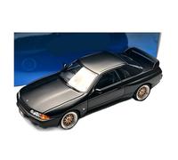 YRXIAO 1:18 para Nissan GTR R32 Modelo De Coche De Aleación Colección Regalo Adornos De Metal Colección Negro(Black)