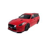 YRXIAO 1 18 para Nissan GTR35 STAGEA -R35 Station Wagon Adornos Estáticos De Resina para Modelo De Coche(Red)