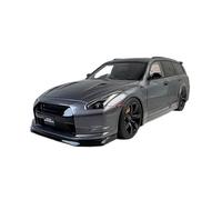 YRXIAO 1 18 para Nissan GTR35 STAGEA -R35 Station Wagon Adornos Estáticos De Resina para Modelo De Coche(Gray)