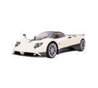 YRXIAO 1 18 para Pagani Zonda F-2005 Colección De Modelos Coches Aleación Blanco Adornos Estáticos Completamente Cerrados