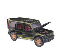 YRXIAO 1:24 Benz G63 Vehículo Todoterreno De Aleación Modelo De Coche Adornos Metálicos Estáticos Colección para Adultos(Black)
