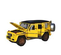 YRXIAO 1:24 Benz G63 Vehículo Todoterreno De Aleación Modelo De Coche Adornos Metálicos Estáticos Colección para Adultos(Yellow)