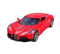 YRXIAO 1 24 para Bugatti Aleación Die Casting Modelo Coche Colección Exhibición Niño Juguete Coche Artesanía Decoración(Rojo)