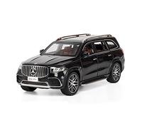 YRXIAO 1 24 para Mercedes-Benz GLS63 AMG Aleación Fundición Presión Modelo Coche Colección Exhibición Niño Juguete Coche Artesanía Decoración(Negro)
