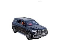 YRXIAO 1 24 para Mercedes-Benz GLS63 Modelo Fundición Presión Aleación Exhibición Colección Coches Juguete Niños Regalo Coche Exquisita Artesanía Decoración(Negro)